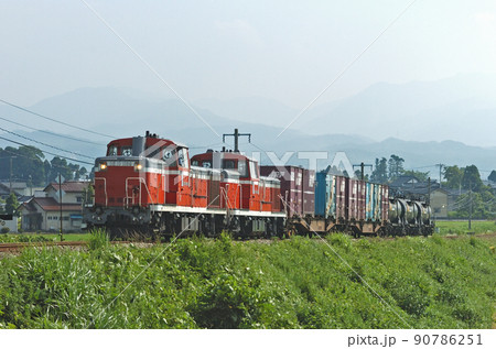 高山本線 千里ー速星 JR貨物 DE10-1160+DE10-1592(東新潟) 高山本線 千里ー速星 JR貨物 DE10-1160+DE10-1592(東新潟) 90786251