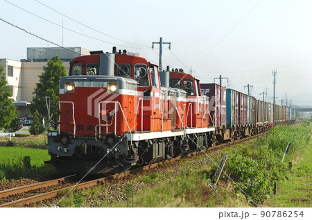 高山本線　速星ー西富山　JR貨物　DE10-1160＋DE10-1592（東新潟） 90786254