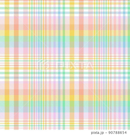 Rainbow Plaid, checkered, tartan seamless pattern suitable for fashion textiles and graphics 90788654