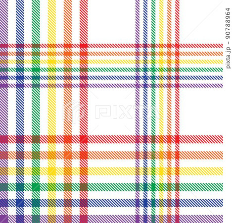 Rainbow Plaid, checkered, tartan seamless pattern suitable for fashion textiles and graphics Rainbow Plaid, checkered, tartan seamless pattern suitable for fashion textiles and graphics 90788964