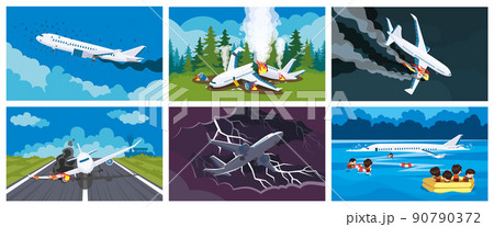 飛行機 墜落 事故 90790372