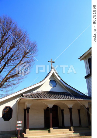 名古屋市、カトリック主税町教会の風景 名古屋市、カトリック主税町教会の風景 90791999