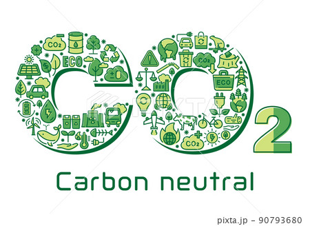CO2　カーボンニュートラル 90793680