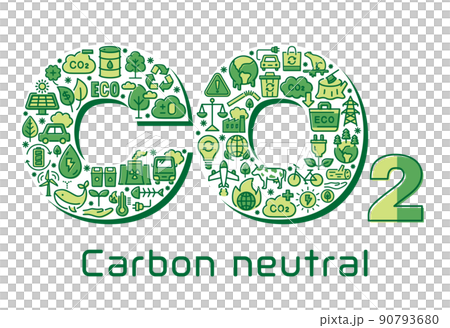 CO2　カーボンニュートラル 90793680