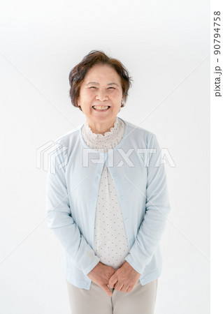 シニア 女性 ポートレート シニア 女性 ポートレート 90794758
