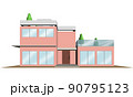 3Dイラストによる一戸建て住宅のイメージ 90795123