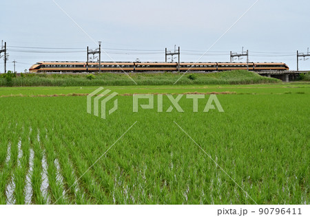 鉄道 私鉄:東武日光線 特急けごん25号 100系 109F 鉄道 私鉄:東武日光線 特急けごん25号 100系 109F 90796411