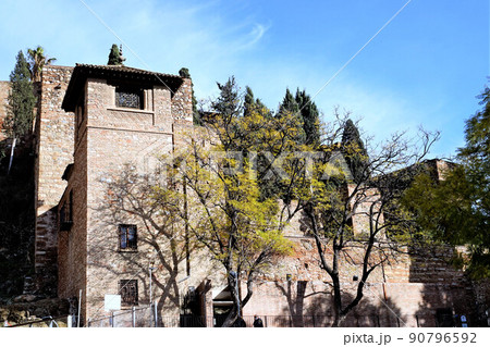 スペイン　マラガ　アルカサバ 90796592