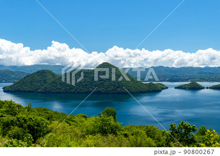 北海道 夏の洞爺湖の風景 北海道 夏の洞爺湖の風景 90800267