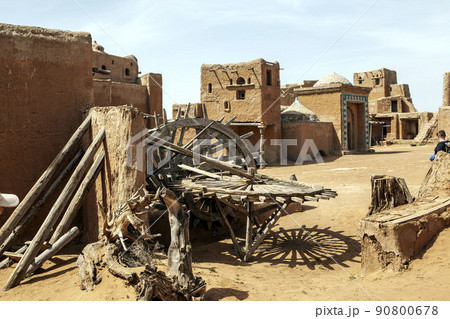 Tatar-Mongol water supply system. Sarai-Batu, an ancient city, the capital of the Golden Horde. Astrakhan region. Russia Tatar-Mongol water supply system. Sarai-Batu, an ancient city, the capital of the Golden Horde. Astrakhan region. Russia 90800678