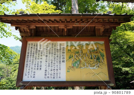 榛名神社　案内看板　 90801789