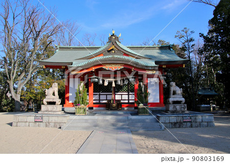 豊中市服部緑地公園近くに鎮座する長興寺住吉神社 本殿 豊中市服部緑地公園近くに鎮座する長興寺住吉神社 本殿 90803169