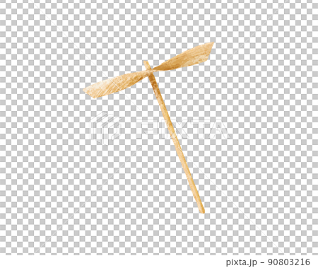 竹蜻蜓的水彩插圖 90803216