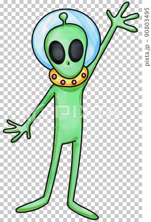 Cosmonaut in space. Astronaut spacecraft rocket in open space watercolor icon png 90803495