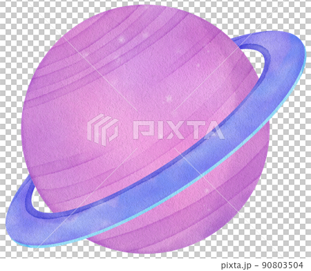 Cosmonaut in space. Astronaut spacecraft rocket in open space watercolor icon png 90803504