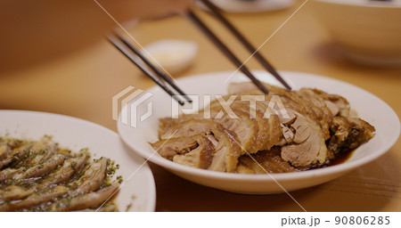 Spiced goose chaozhou style at restaurant Spiced goose chaozhou style at restaurant 90806285