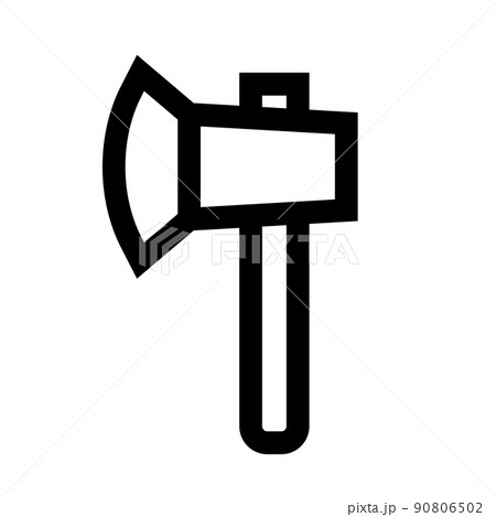 シンプルな斧アイコン シンプルな斧アイコン 90806502