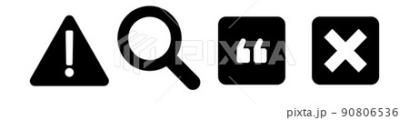 シルエットアイコンセット 90806536