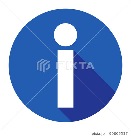 モダンなインフォメーションマーク モダンなインフォメーションマーク 90806537