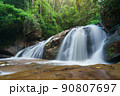 Mae Sa waterfall Near Chiangmai city, Chiang Mai, North in Thailand 90807697