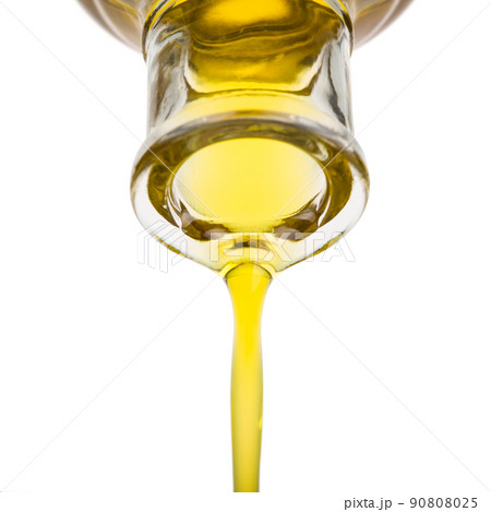 Oil pouring from a bottle 90808025