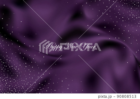 Abstract dark background wavy silk dark purple design for new year poster 90808513