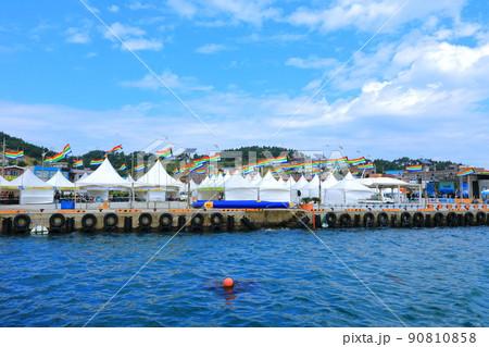 済州島 楸子島 海 90810858