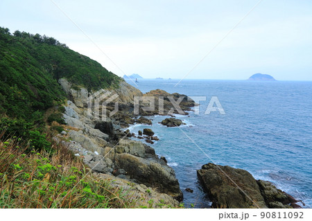 済州島 楸子島 海 90811092