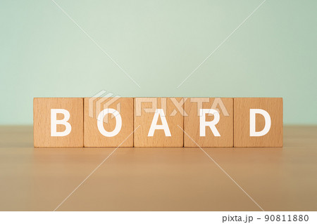 「BOARD」と書かれたブロック 90811880