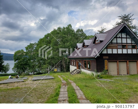 山小屋に到着 90813797