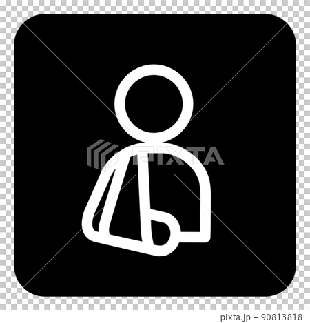 Injured person mark 90813818