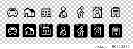 Insurance type icon 90813883