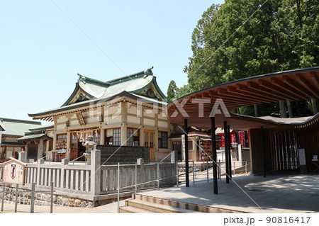 別名サッカー神社と呼ばれる「足王社」がある白山宮(愛知県日進市) 別名サッカー神社と呼ばれる「足王社」がある白山宮(愛知県日進市) 90816417