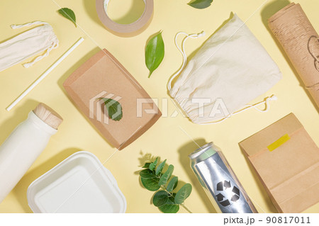 protection of the environment, eco friendly package can fabric leaf tumbler photo 90817011