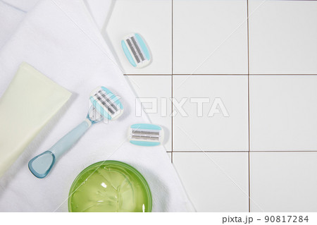 waxing products, razor and skin soothing products 90817284