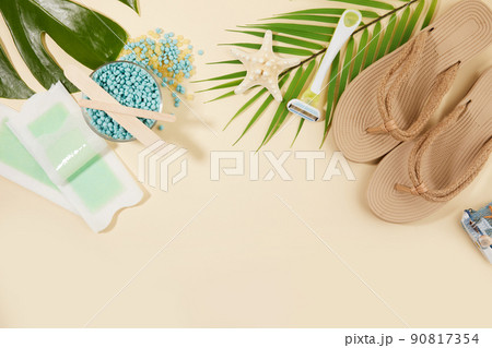 waxing products, summer object photo waxing products, summer object photo 90817354