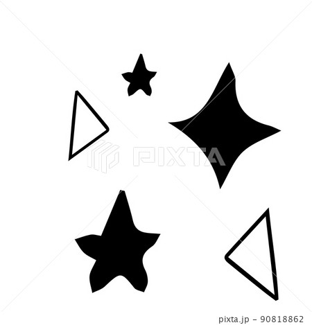 Lighting bolt symbol in doodle style power simple abstract sign isolated on white background. Web, hipster Lighting bolt symbol in doodle style power simple abstract sign isolated on white background. Web, hipster 90818862