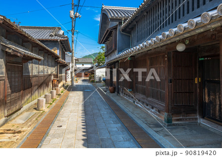 広島　竹原の町並み 90819420