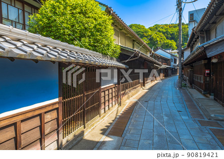 広島　竹原の町並み 90819421