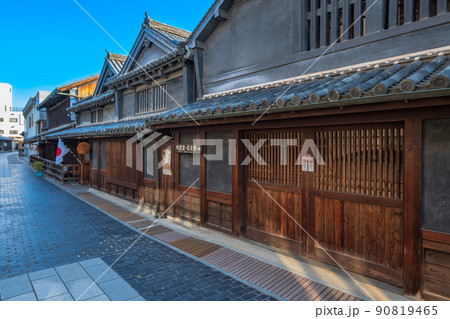 広島　竹原の町並み 90819465