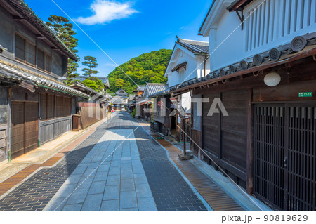 広島　竹原の町並み 90819629