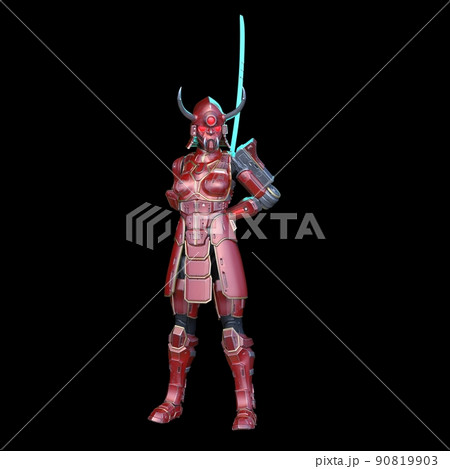 女性剣士ロボット 女性剣士ロボット 90819903