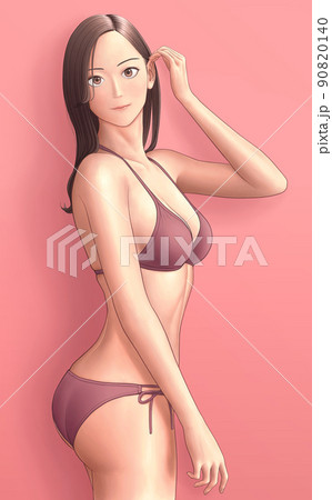 ビキニスタイルの女性イラスト ビキニスタイルの女性イラスト 321ページ目 | ビキニのイラスト素材