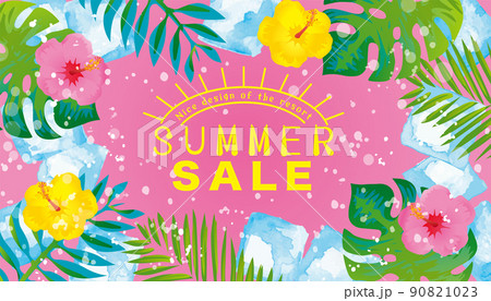 夏の海　リゾートのイラスト 90821023