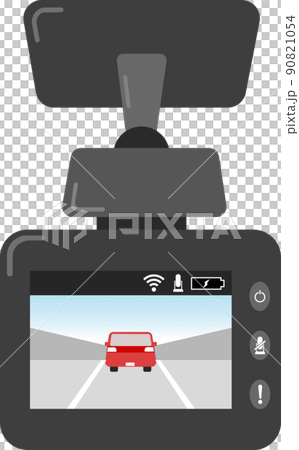 Illustration material of drive recorder 90821054