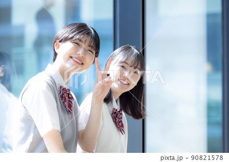 女子高校生のポートレート 撮影協力「LINK FOREST」 女子高校生のポートレート 撮影協力「LINK FOREST」 90821578