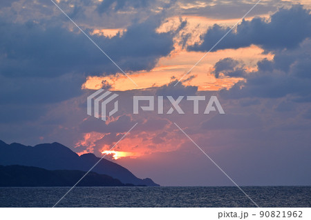 大浜海浜公園の夕景 大浜海浜公園の夕景 90821962