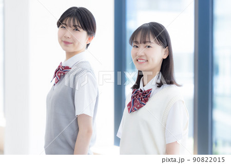 女子高校生のポートレート　撮影協力「LINK FOREST」　 90822015