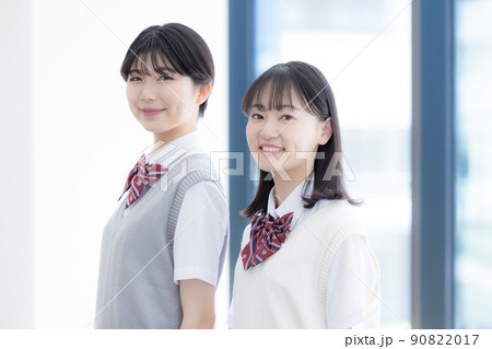 女子高校生のポートレート　撮影協力「LINK FOREST」　 90822017