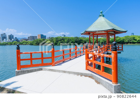 《福岡県》大濠公園_浮見堂 90822644
